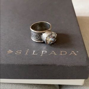 Silpada cubic zirconia ring